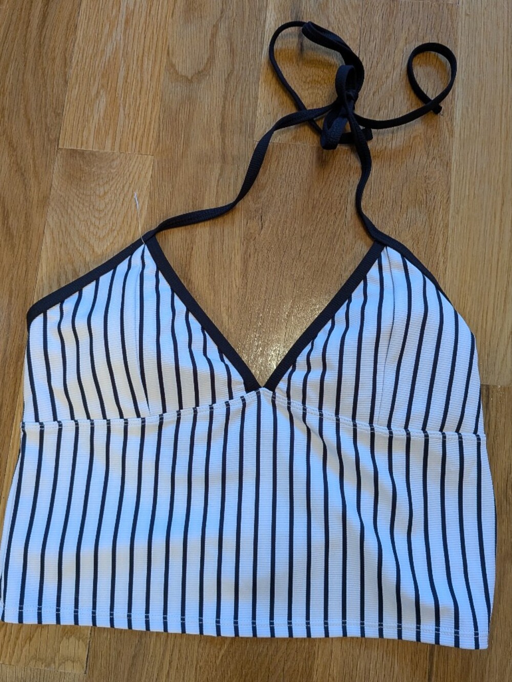 NWT Wilo The Label Halter Tankini Top, Size M